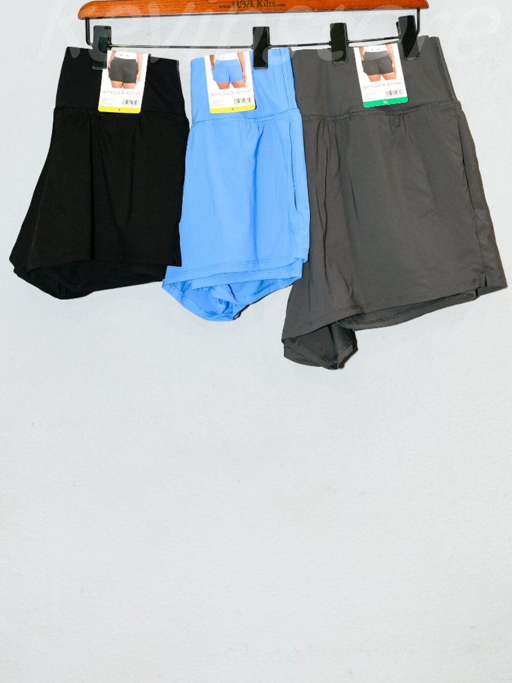 3 pairs Spyder Women's Running Shorts. Price is for 3 .